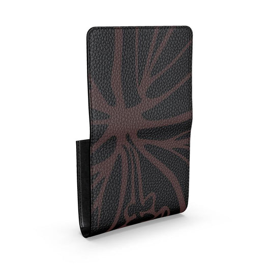 Foldover Leather Purse